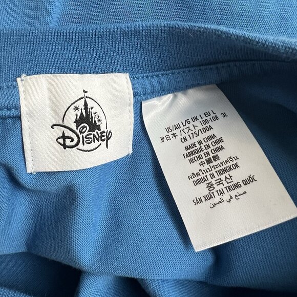 Disney Mickey Friends Blue Long Sleeve Shirt Size Large Minnie Horace Clarabelle - Picture 7 of 11